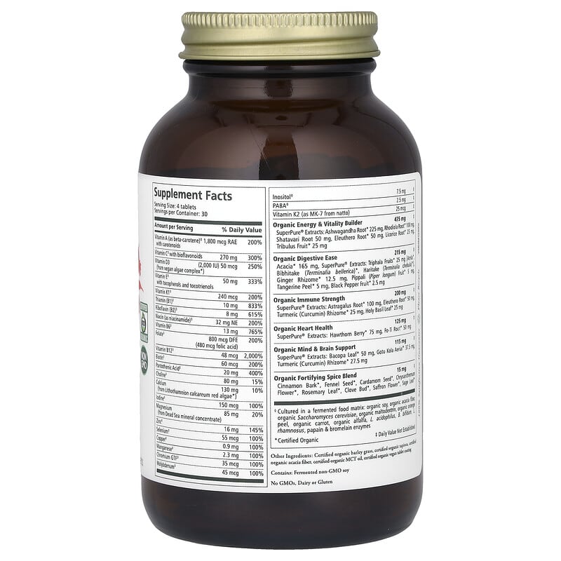 Pure Synergy Vita-Min-Herb - Men's Multivitamin  120 tabs