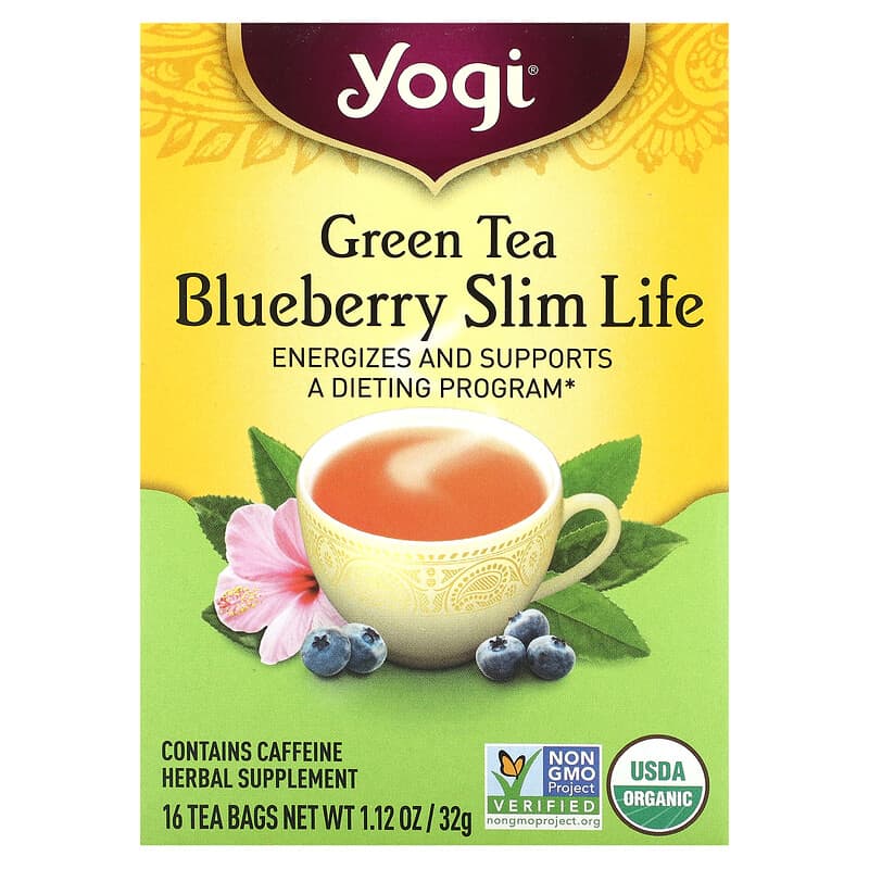 Yogi Green Tea Blueberry Slim Life 16 pckts