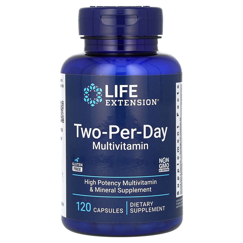Life Extension Two-Per-Day Capsules  120 caps