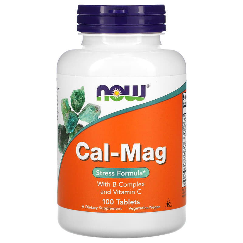 Now Cal-Mag  w/ B-Complex & Vitamin C  100 tabs