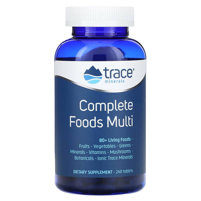 Trace Minerals Research Complete Foods Multi  240 tabs
