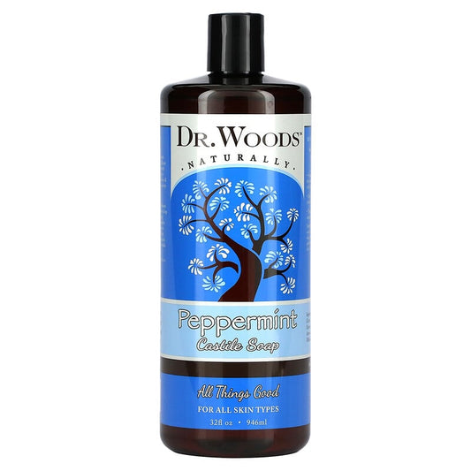 Dr. Woods Castile Soap - Liquid Peppermint 32 fl.oz