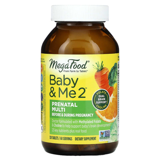 Megafood Baby & Me 2 Prenatal Multi  120 tabs