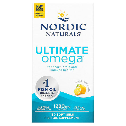 Nordic Naturals Ultimate Omega Lemon 180 sgels