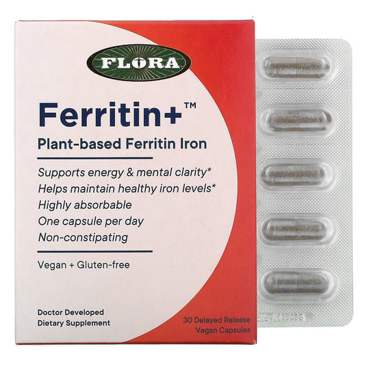 Flora Ferritin+  30 vcaps