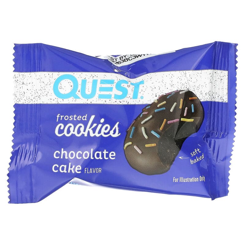 Quest Nutrition Frosted Cookies Chocolate Cake 8 count