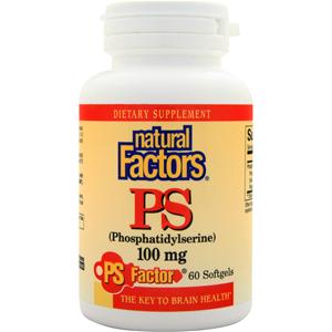 Natural Factors PS (100mg)  60 sgels