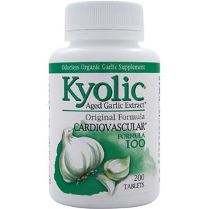 Kyolic Aged Garlic Extract - Original Cardiovascular Formula #100  200 tabs