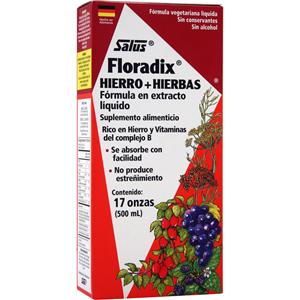 Flora Floradix Iron + Herbs - Liquid Extract Formula  17 fl.oz