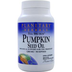 Planetary Formulas Pumpkin Seed Oil (1000mg)  90 sgels