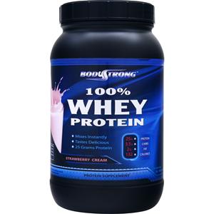 BodyStrong 100% Whey Protein Strawberry Cream 2 lbs