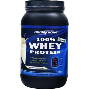 BodyStrong 100% Whey Protein - Natural Vanilla 2 lbs