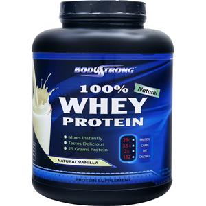 BodyStrong 100% Whey Protein - Natural Vanilla 5 lbs
