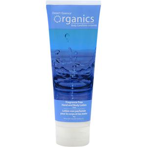 Desert Essence Organics Fragrance Free Hand & Body Lotion  8 fl.oz