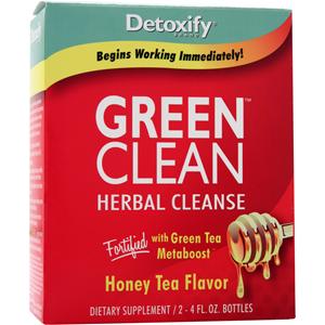 Detoxify Green Clean - Herbal Cleanse Honey Tea 2 bttls