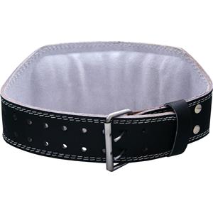 Harbinger 6 Inch Padded Leather Belt Black (Medium) 28-37waist 1 belt