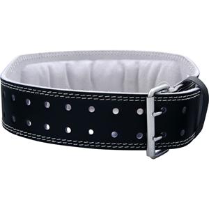 Harbinger 4 Inch Padded Leather Belt Black (XL) 37-42 waist 1 belt