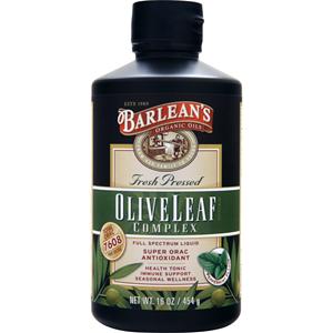Barlean's Olive Leaf Complex Full Spectrum Liquid Peppermint 16 fl.oz