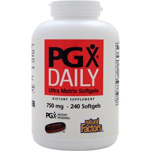 Natural Factors PGX Daily (750mg)  240 sgels