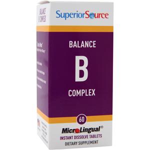 Superior Source MicroLingual Balance B Complex  60 tabs