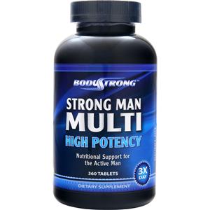 BodyStrong Strong Man Multi - High Potency  360 tabs
