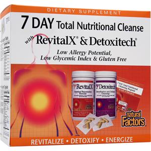Natural Factors 7 DAY Total Nutritional Cleanse  1 kit