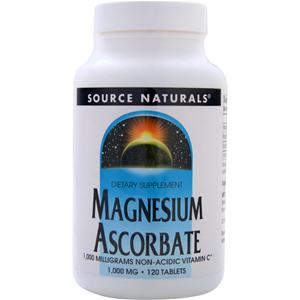 Source Naturals Magnesium Ascorbate  120 tabs