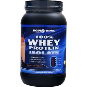 BodyStrong 100% Whey Protein Isolate Milk Chocolate 2 lbs