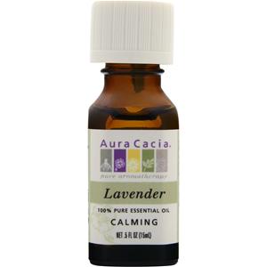 Aura Cacia Lavender 100% Pure Essential Oil  0.5 fl.oz