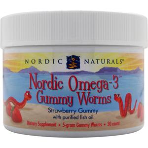 Nordic Naturals Nordic Omega-3 Gummy Worms  30 count