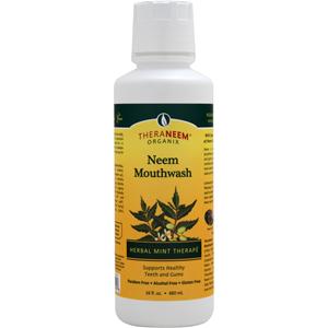 Theraneem Organix Neem Mouthwash Herbal Mint Therape 16 fl.oz