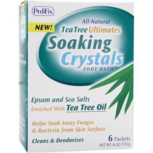 Pedifix Tea Tree Ultimates - Soaking Crystals Foot Bath  6 pckts