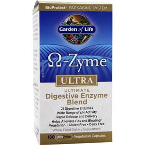 Garden Of Life Omega-Zyme Ultra - Ultimate Digestive Blend  180 vcaps