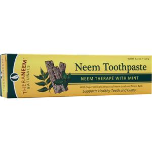 Theraneem Organix Neem Toothpaste Mint 4.23 oz
