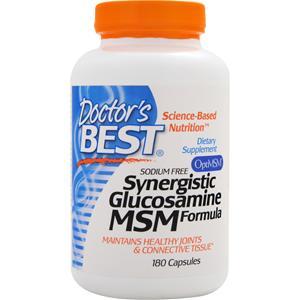 Doctor's Best Synergistic Glucosamine MSM Formula  180 caps