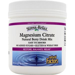 Natural Factors Stress-Relax Magnesium Citrate  8.8 oz