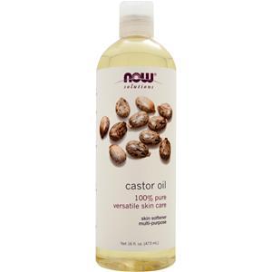 Now 100% Pure Castor Oil  16 fl.oz