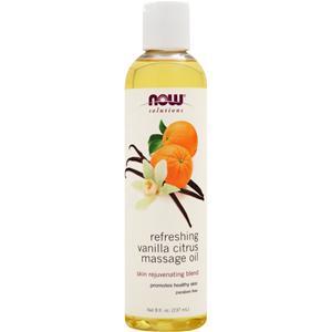 Now Refreshing Massage Oil Vanilla Citrus 8 fl.oz