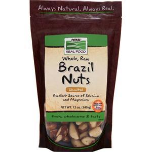 Now Brazil Nuts - Whole, Raw, Unsalted  12 oz