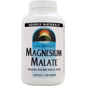 Source Naturals Magnesium Malate  180 tabs