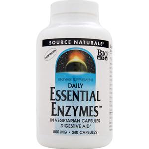 Source Naturals Daily Essential Enzymes (500mg)  240 vcaps