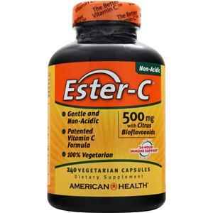 American Health Ester-C with Citrus Bioflavonoids Vegetarian (500mg)  240 vcaps