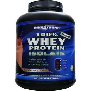BodyStrong 100% Whey Protein Isolate - Natural Chocolate 5 lbs