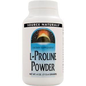 Source Naturals L-Proline Powder  4 oz
