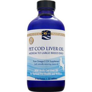 Nordic Naturals Pet Cod Liver Oil Medium to Large Breed Dog 8 fl.oz