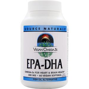 Source Naturals Vegan Omega-3s EPA-DHA  60 sgels