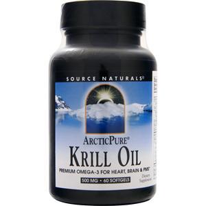 Source Naturals ArcticPure Krill Oil  60 sgels