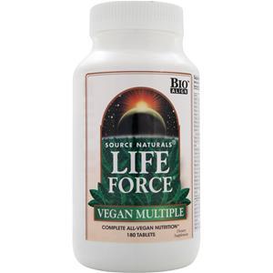 Source Naturals Life Force Vegan Multiple  180 tabs