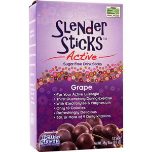 Now Slender Sticks Active Grape 12 pckts
