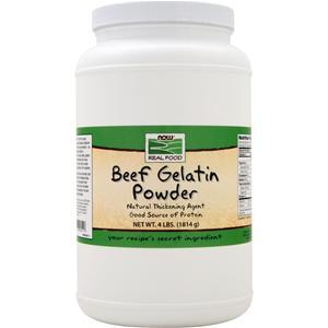 Now Beef Gelatin Powder  4 lbs